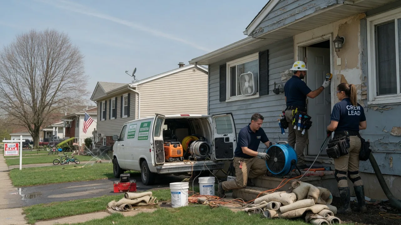 Flood Cleanup in Heislerville, NJ near me